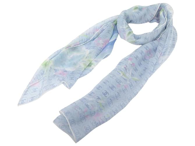 CHANEL 25S SCARF 90 IN SILK 704585