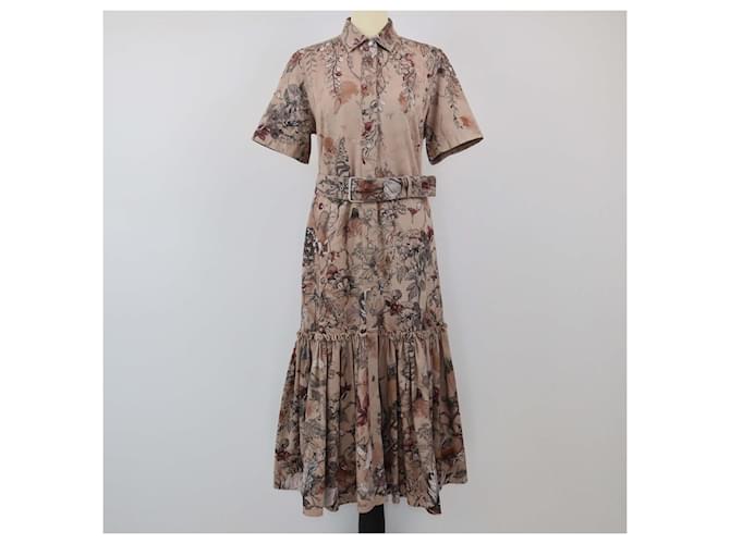 dior brown dress 1950s Christian Dior Paris Numbered Brown and Black Dress