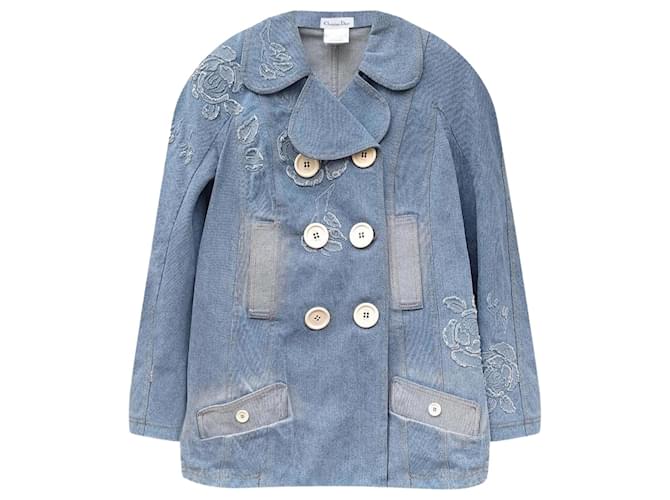 SS 2005 Christian Dior & Galliano denim jacket SZ 42 FR US 10 46