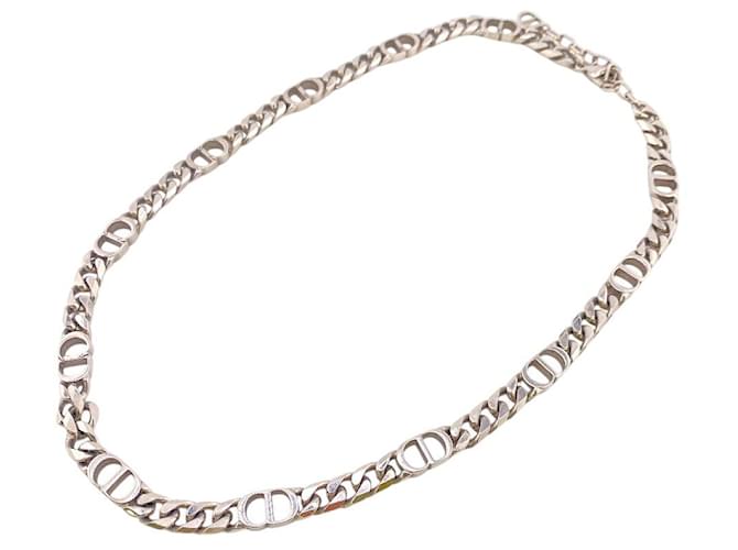 Christian Dior Dior CD ICON Chain Link Silver Necklace