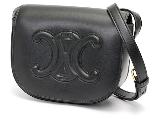 Celine Folco Cuir Triomphe Shoulder Bag
