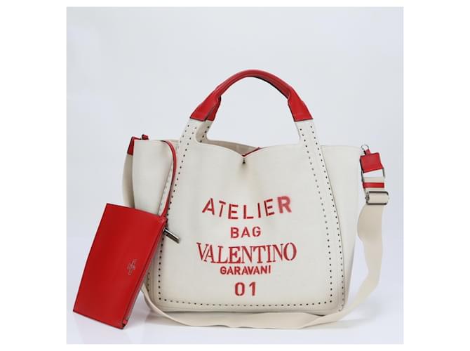 VALENTINO ATELIER BAG 01 ベージュ/ブラック