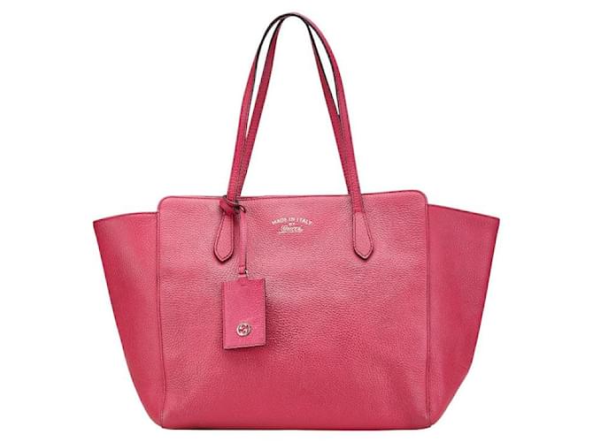 Gucci Leather Swing Tote Bag 354397 Pink ref.2145007 - Joli