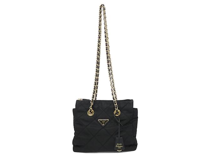 PRADA パック Prada 1BG468 Shoulder Bag Black Cloth ref.2148056 - Joli Closet