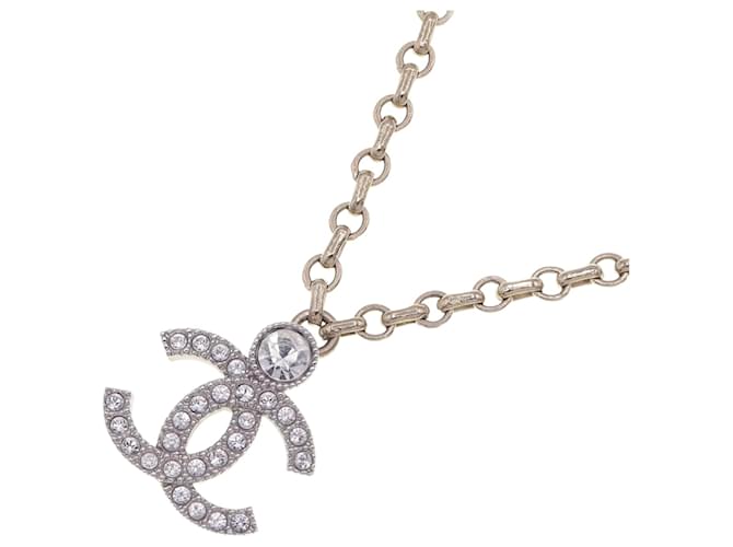 Chanel Necklace ABC147 Silvery Golden Metal ref.JC2171479 (Sold