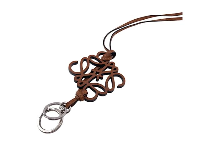 アクセサリーその他 Loewe Brown leather Anagram pendant Loewe Brown leather Anagram pendant | TheDoubleF