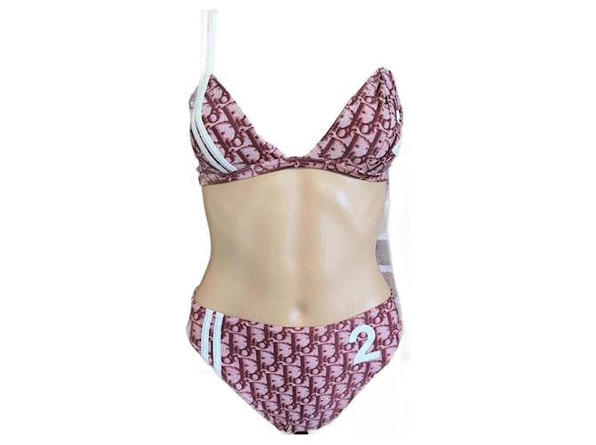 Christian Dior 2-piece Trotter monogram Dior Pink Polyamide ref