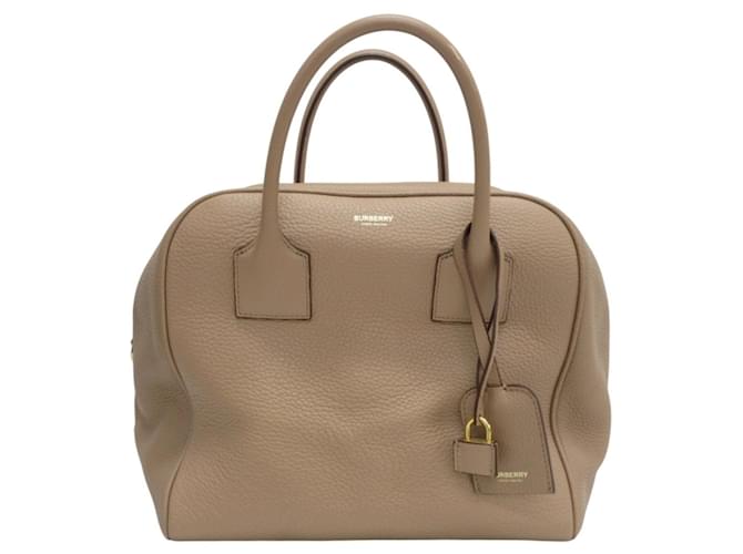 Burberry CUBE 2-Way Boston Bag Brown Joli Closet