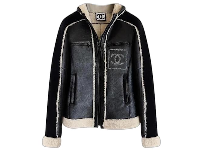 2008 Chanel 08A Sport CC Zip Up Hooded Jacket Lambskin with