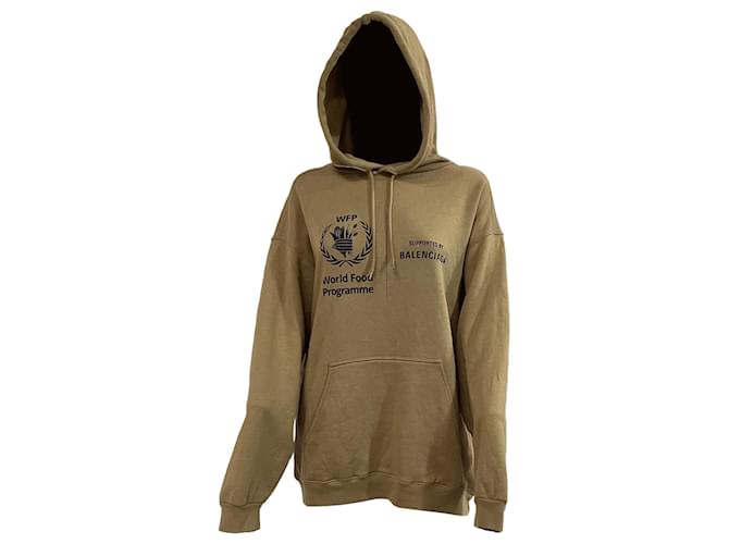 BALENCIAGA World Food Programme パーカー Balenciaga World Food Programme Black Logo Hoodie Size S | eBay