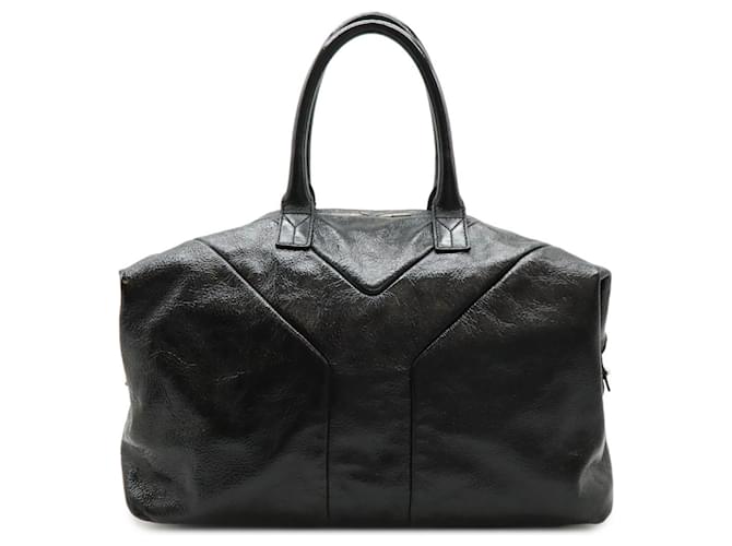 バッグ Yves Saint Laurent / Leather Boston Bag Yves Saint Laurent Easy Boston Bag Black Leather ref.2192047