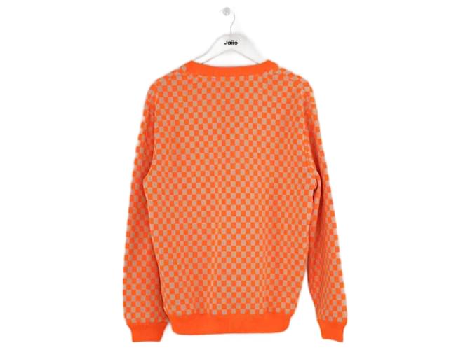 Louis Vuitton Orange cotton sweater Joli Closet
