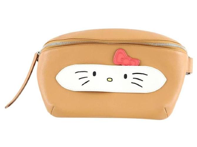 Autre Marque Sac banane en cuir marron Joli Closet