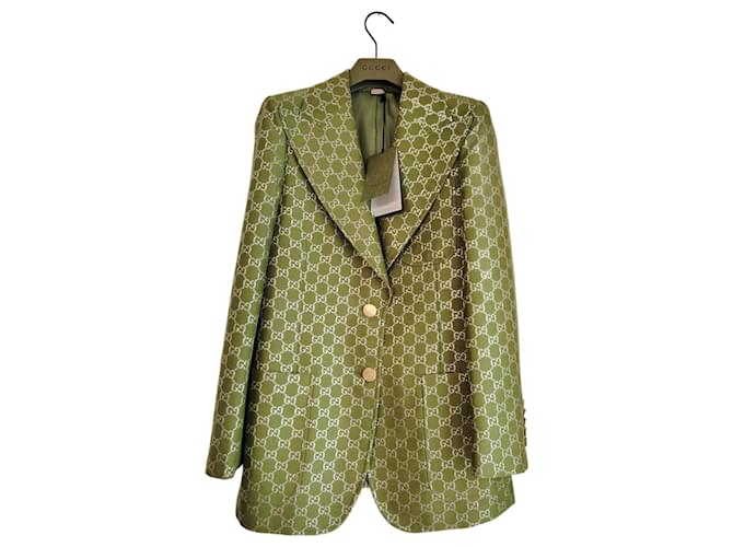 GUCCI GIACCA IN TESSUTO Verde Lana Joli Closet