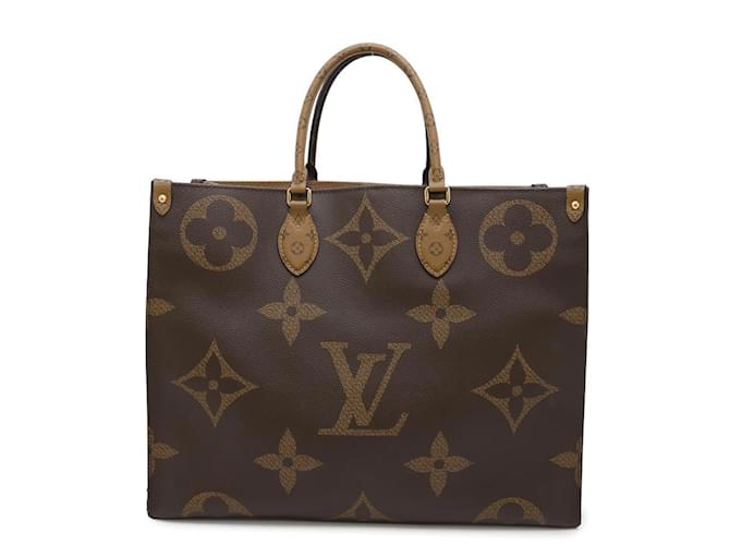 Louis Vuitton Monogram Reverse Tote Bag Red Cloth ref