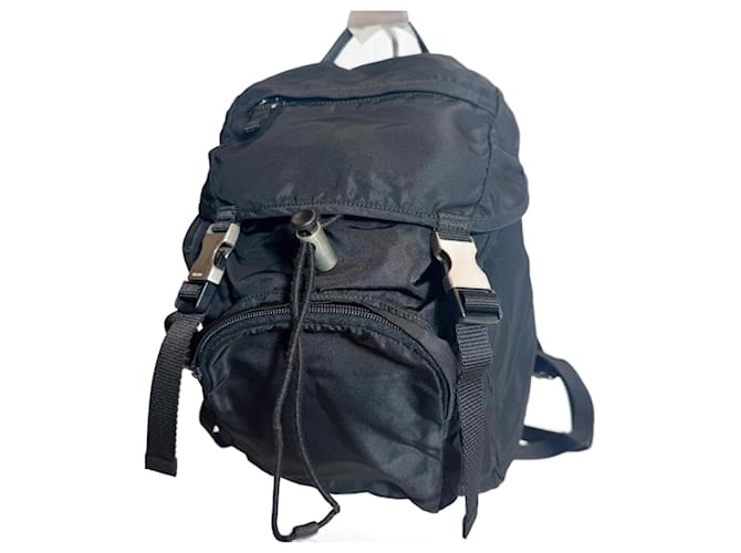 Mini Backpack Prada Classic Backpack PRADA Logo Tessuto Mini