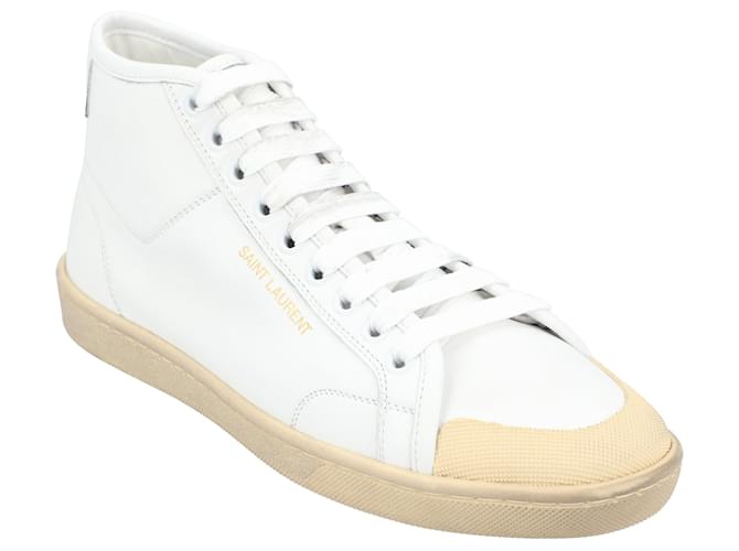 Saint Laurent Court Classic SL-39 Mid 'Off-White' Cloth ref