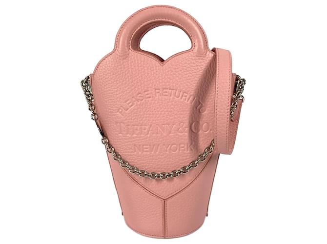 Tiffany Return to Tiffany Mini Crossbody Bag Pink Leather