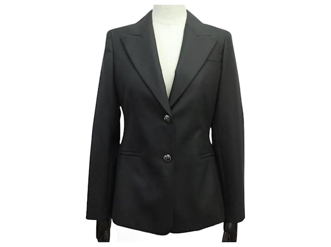 NEW CHRISTIAN DIOR JACKET BAR 1U1V05A1803 38 M BLACK WOOL NEW