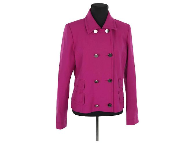 Veste Femme Barbara Bui En Lin Bleu Violine - Taille 38 (FR) - Style Blazer - Occasion Très Bon état