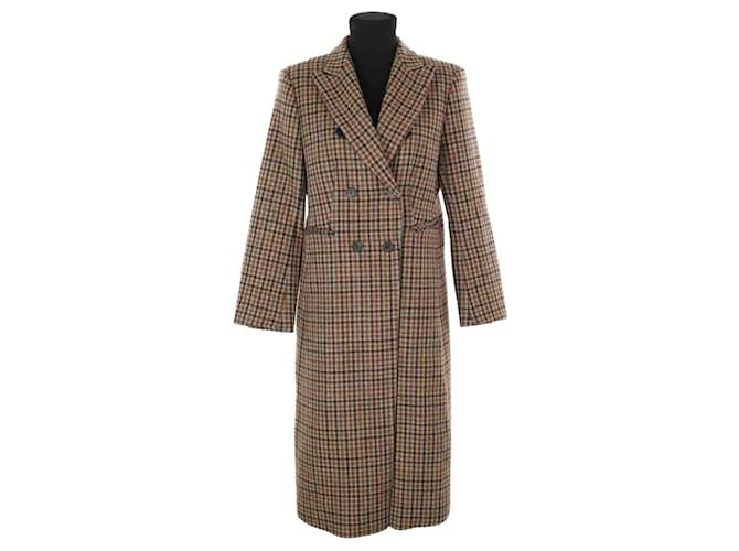 Trench Coat Sandro Checked Wool Coat Sandro Vino Pleated Trench Coat Neiman  Marcus