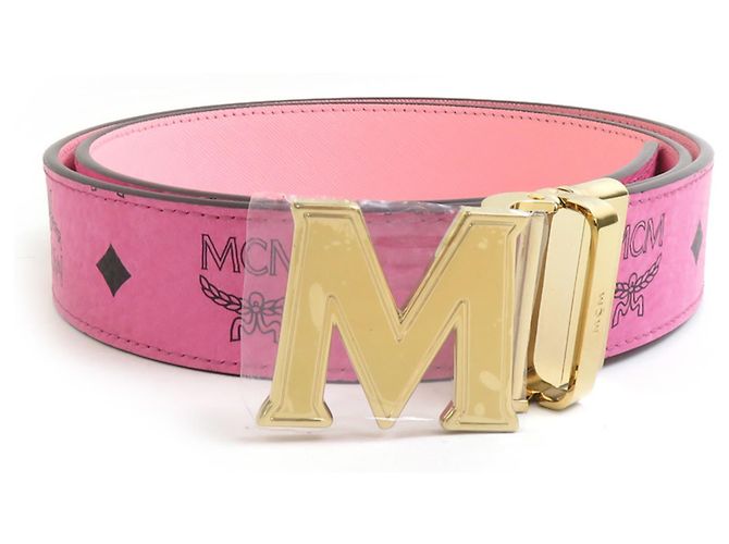 MCM Leather Pink Belt ref.2234509 - Joli Closet display picture 1