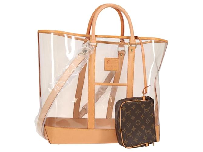 LOUIS VUITTON Isaac Mizrahi Tote Bag Vinyl Leather Clear M99027