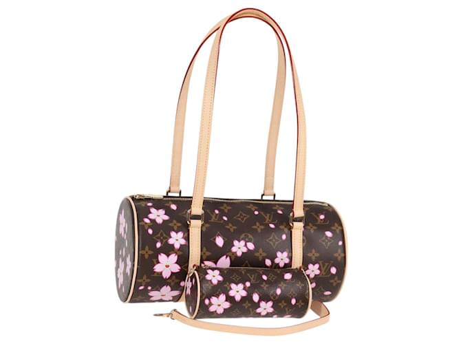 LOUIS VUITTON Cherry Blossom LV  ~ TM Papillon MM Bag Sakura