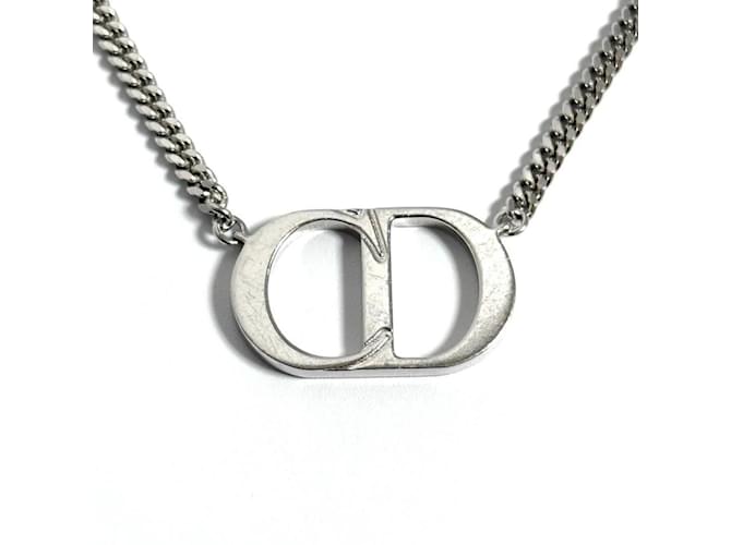 Christian Dior Men's CD Icon Pendant Necklace Silver ref.2245151