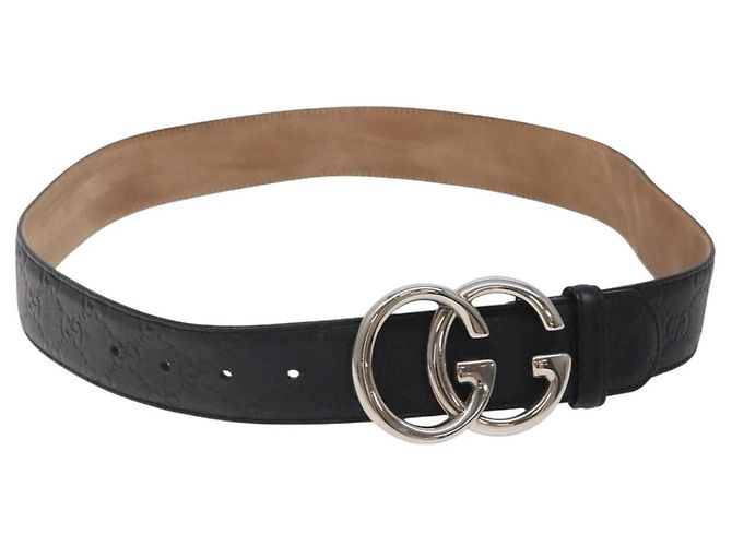 GUCCI Sherry Line Belt Canvas 37.4\