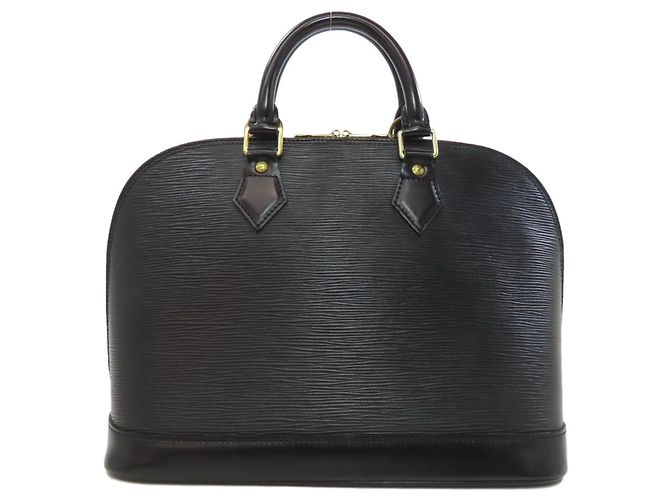 Li Alma Louis Vuitton Alma Black Leather ref.2249137 - Joli Closet