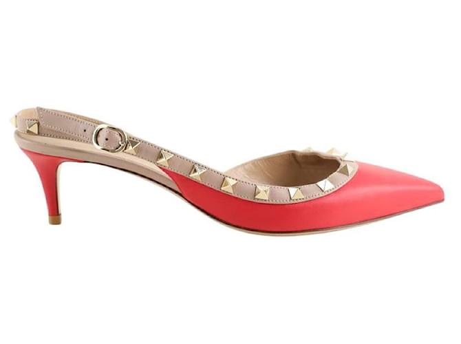 Valentino Leather heels Red ref 2249367 Joli Closet