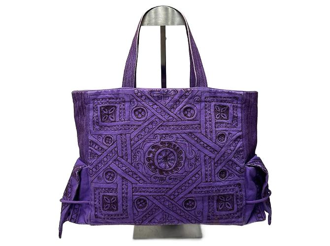 Vintage Issey Miyake Tamasha Cotton Bag purple ref.2250320 - Joli 