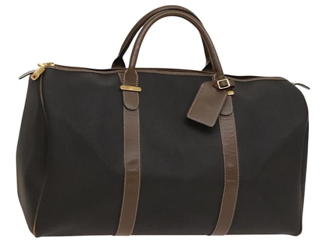 Alfred Dunhill Dunhill Boston Bag PVC Brown Auth am8180 ref
