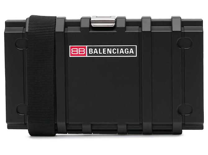 Balenciaga Black PVC Tool Box Crossbody Plastic ref.2253142 - Joli