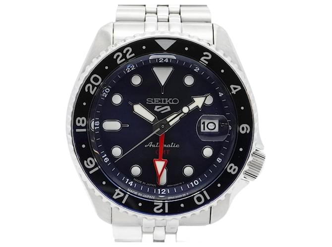 Seiko 5 Sports 4R34-00A0 Navy Dial Watch ref.2253418 - Joli Closet