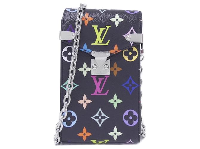 Louis Vuitton Multicolor Phone Pouch Metis Shoulder Bag Black