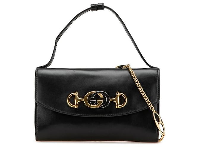 グッチ レザー ズミ 2way バッグ 564718 Gucci Leather Zumi 2way Bag 564718 Black ref.2262656 - Joli