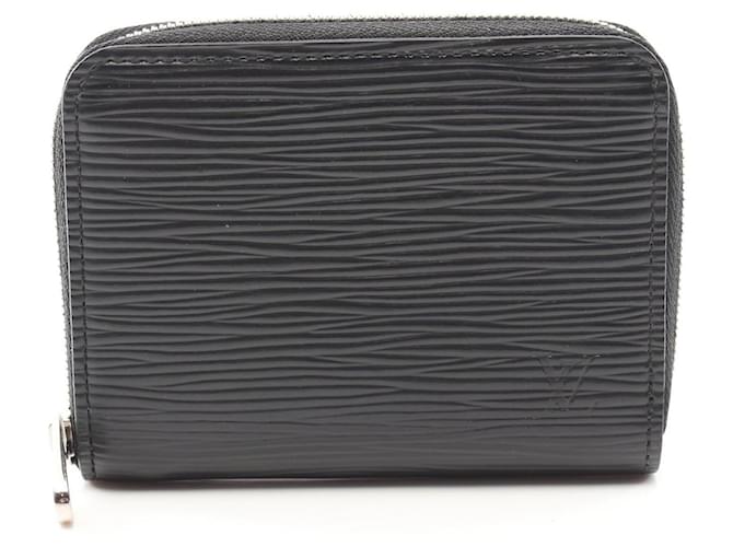 Goyard Portafoglio in pelle Zippy Coin Purse di Louis Vuitton Nero