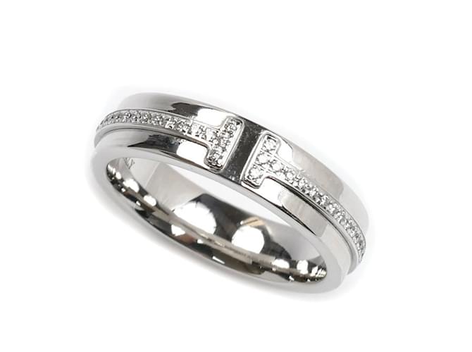 Band Ring Tiffany T Two Narrow Ring Tiffany 18K White Gold T Two