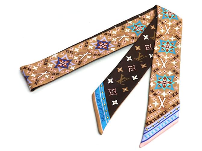 Louis Vuitton Bandeau BB Flowers Forever Scarf Brown Multiple