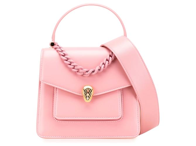 Bulgari Bvlgari Pink Limited Edition Calfskin Serpenti Forever