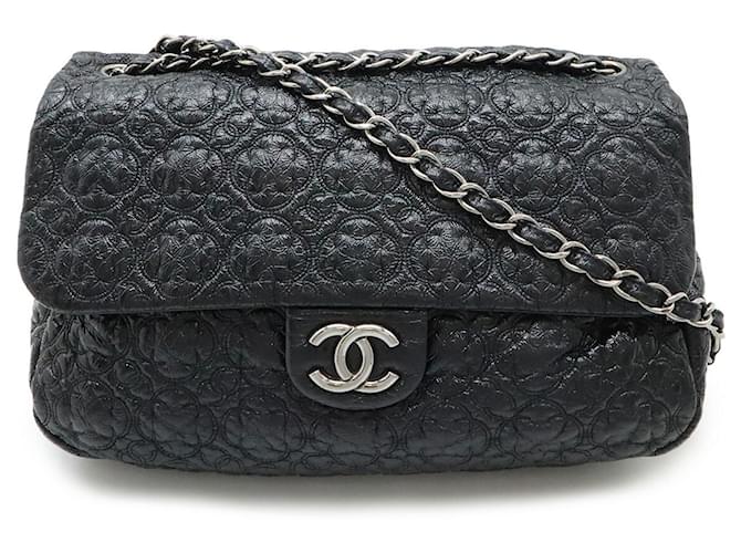 Chanel Camellia Coco Mark Double Chain Shoulder Bag (Sold) - Joli