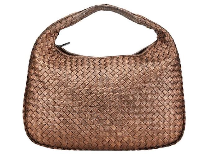 Bottega Veneta Intrecciato Brown Leather Shoulder Bag ref.2285815