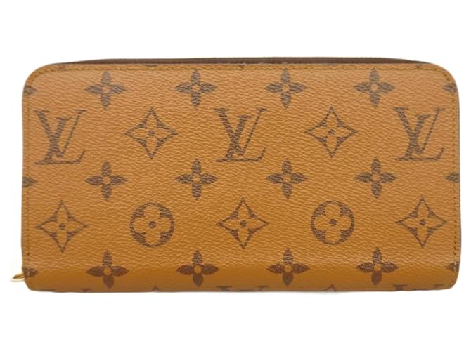 【激安通販 オンラインショップ】日用品 Vuitton Louis Long ref Brown Zippy Reverse Monogram Wallet 小物