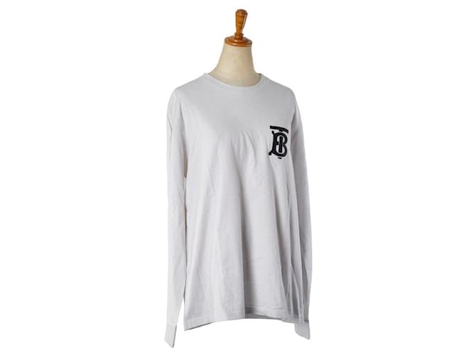 Burberry Cotton TB Logo Long Sleeve T-shirt White ref
