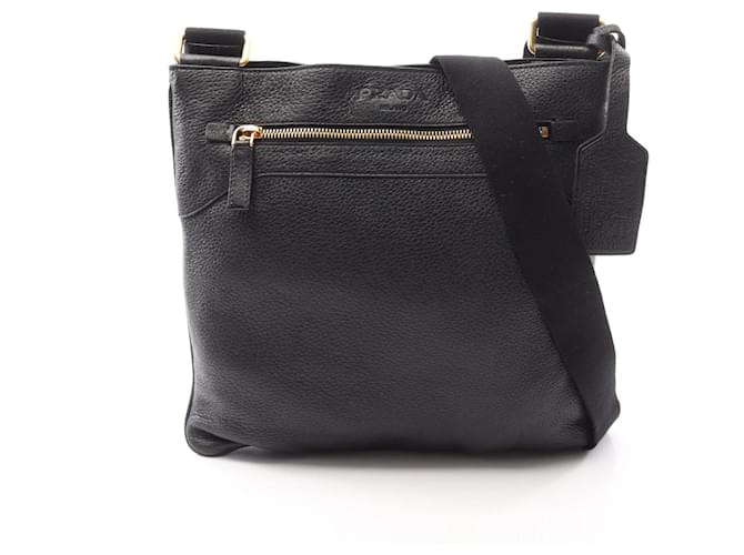 Prada Black Leather Shoulder Bag ref.2292986 - Joli Closet