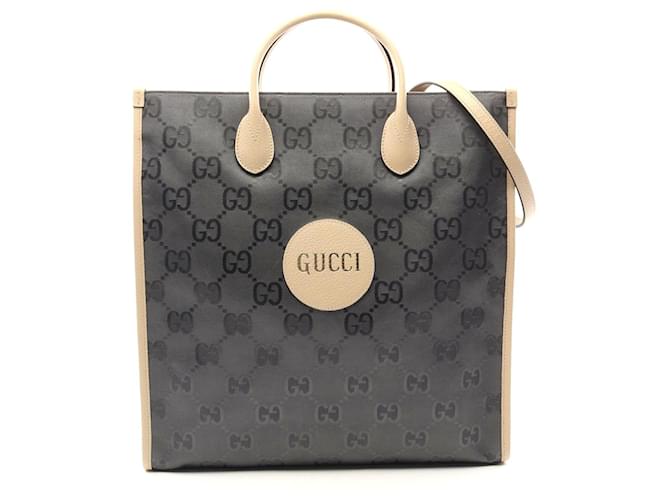 Gucci Off The Grid GG Nylon Leather Tote
