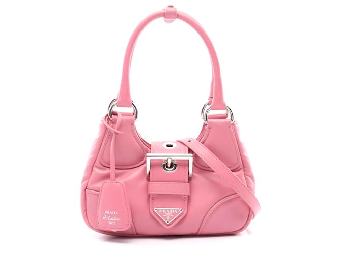 Prada MOON Leather Handbag Pink ref.2295856 - Joli Closet