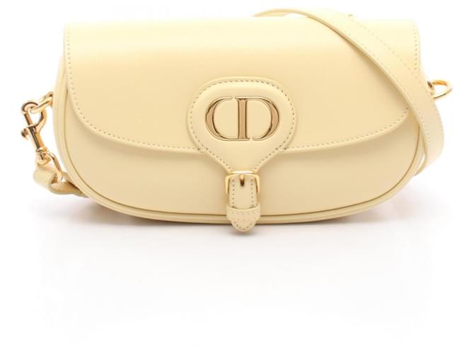 Dior Bobby East-West ショルダーバッグ イエロー CHRISTIAN DIOR Box Calfskin East West Bobby Bag Pale Yellow